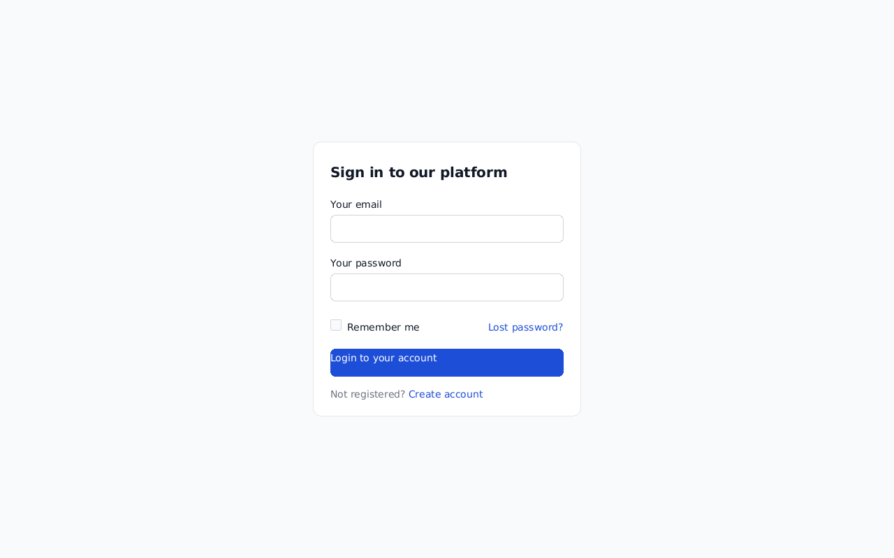Sign-in card rendered by VelquView